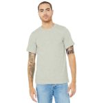 BELLA+CANVAS Unisex Heather CVC Short Sleeve Tee. BC3001CVC HthrCement
