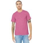 BELLA+CANVAS Unisex Heather CVC Short Sleeve Tee. BC3001CVC HtrChrtyPk
