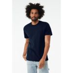 BELLA+CANVAS Unisex Heather CVC Short Sleeve Tee. BC3001CVC SdNvyBlend