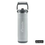 Custom Pelican 26 Oz Pacific Bottles Branded in Grey