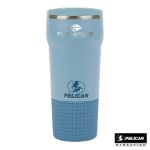 Pelican Cascade™ 22 oz. Recycled Double Wall Stainless Steel Tumbler Custom Engraved in Light Blue