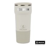 Pelican Cascade™ 22 oz. Recycled Double Wall Stainless Steel Tumbler Custom Engraved in White