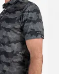 Bad Birdie Frostbite Custom Embroidered Polo in Granite Side