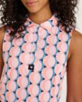 Custom Bad Birdie Women's Sleeveless Performance Polo - Kaleidoscope