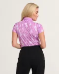 Custom Bad Birdie Women's Core Performance Polo - Purple Thermal