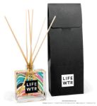Custom Diffuser Bottles and Scent with Clear Glass and Black Box