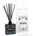 Custom Diffuser Bottles and Scent with Black Glass and White Box