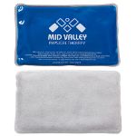 Custom Clay Ice and Hot and Cold Packs Custom Branded Blue
