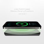 Custom Branded 10,000 mAh Linen Cloth Encased Wireless Charging Powerbank