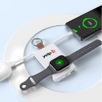 Custom Branded Velanova 5,000 mAh Power Bank with Apple & Samsung Watch Charging
