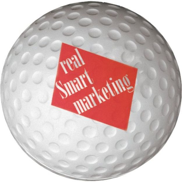 White Golf Ball Stress Relievers