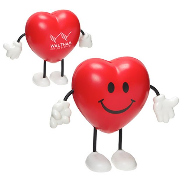 Heart Stick People with Custom Logo