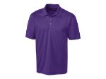 Custom Clique Spin Solution-dyed Performance Pique Mens Royal Purple