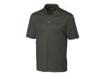 Custom Clique Spin Solution-dyed Performance Pique Mens Polo Pure Slate Gray