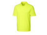 Custom Clique Spin Solution-dyed Performance Pique Mens Polo Hi Viz Safety Yellow