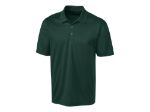 Custom Clique Spin Solution-dyed Performance Pique Mens Polo Evergreen