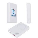 Noble 10000mAh 20W PD Power Bank with 15W Magnetic Wireless Charger White