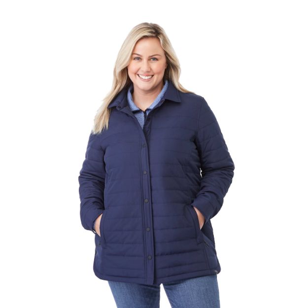 Women's Porter Navy Custom Branded Shackets