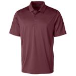 Cutter & Buck Prospect Recycled Featherlight Stretch Mens Polo Bordeaux