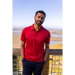 Cutter & Buck Prospect Recycled Featherlight Stretch Mens Polo Cardinal Red