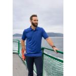 Cutter & Buck Prospect Recycled Featherlight Stretch Mens Polo Tour Blue