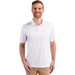 Cutter & Buck Prospect Recycled Featherlight Stretch Mens Polo White