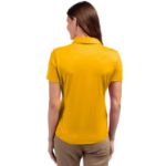 Cutter & Buck Prospect Recycled Featherlight Stretch Womens Polo College Gold