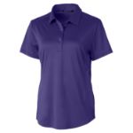 Cutter & Buck Prospect Recycled Featherlight Stretch Womens Polo College Purple