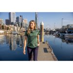 Cutter & Buck Prospect Recycled Featherlight Stretch Womens Polo Hunter