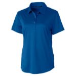 Cutter & Buck Prospect Recycled Featherlight Stretch Womens Polo Tour Blue