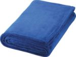 Plush Blanket with Custom Embroidery, Royal Blue