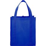 Custom Blue Poly Pro Grocery Tote Bag by Adco Marketing