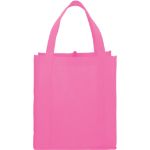 Custom Pink Poly Pro Grocery Tote Bag by Adco Marketing