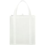 Custom White Poly Pro Grocery Tote Bag by Adco Marketing