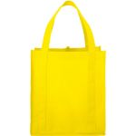 Custom Yellow Poly Pro Grocery Tote Bag by Adco Marketing